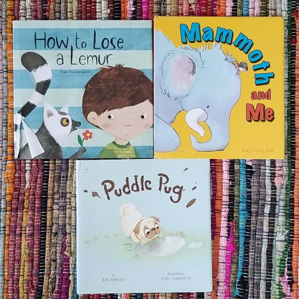 3 beautiful Children hardcover books with Jackets